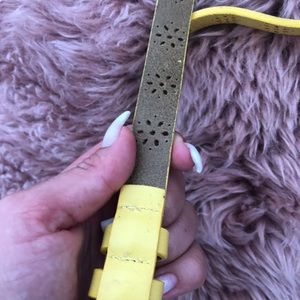 J. Crew Accessories - Jcrew yellow belt J. Crew Accessories - Jcrew yellow belt